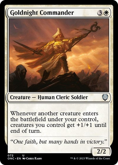 Goldnight Commander (Commander: Phyrexia: All Will Be One) Near Mint