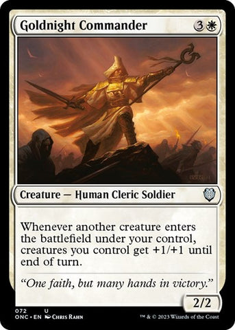 Goldnight Commander (Commander: Phyrexia: All Will Be One) Near Mint