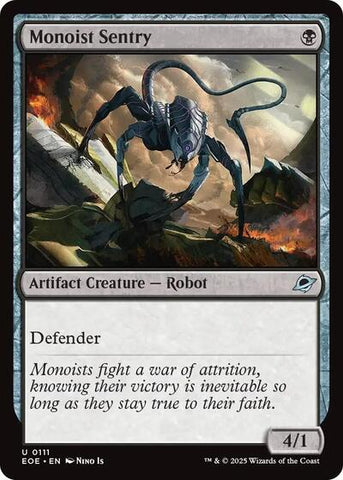 Monoist Sentry (Edge of Eternities) Near Mint Foil