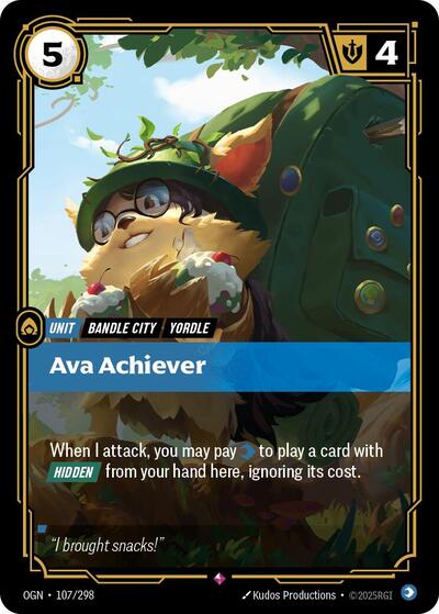 Ava Achiever (Origins) Near Mint Foil