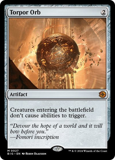 Torpor Orb (Outlaws of Thunder Junction: The Big Score) Near Mint