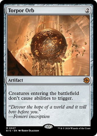 Torpor Orb (Outlaws of Thunder Junction: The Big Score) Near Mint