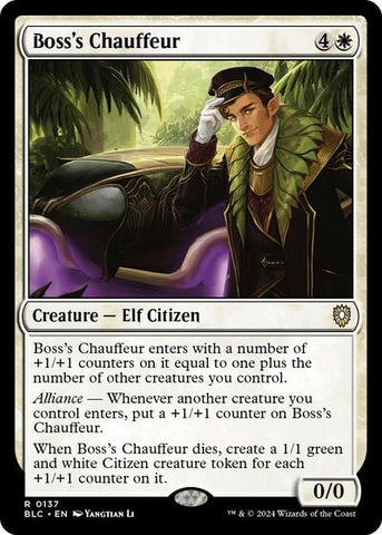 Boss's Chauffeur (Commander: Bloomburrow) Near Mint