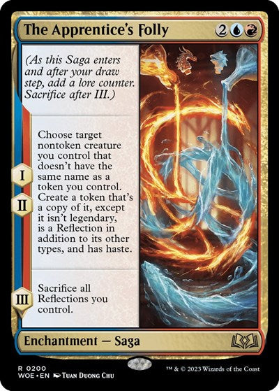 The Apprentice's Folly (Wilds of Eldraine) Near Mint Foil