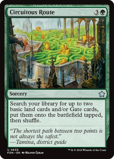 Circuitous Route (Foundations) Near Mint