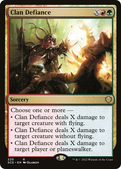 Clan Defiance (Commander 2022 Starter Decks) Near Mint