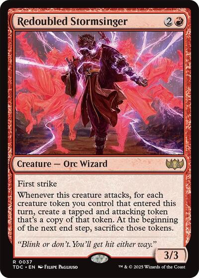 Redoubled Stormsinger (Commander: Tarkir: Dragonstorm) Near Mint