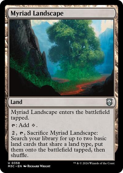 Myriad Landscape (Commander: Modern Horizons 3) Near Mint