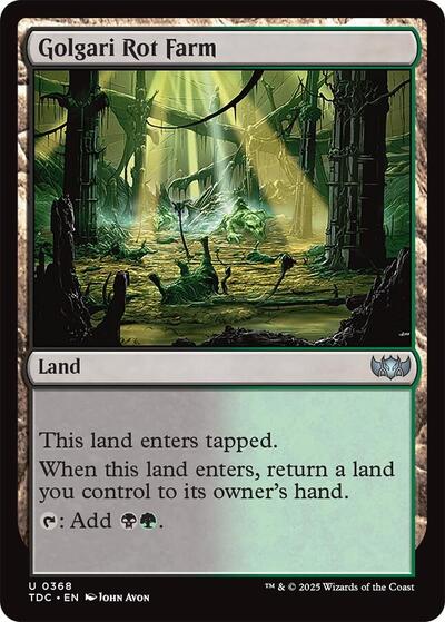 Golgari Rot Farm (Commander: Tarkir: Dragonstorm) Near Mint