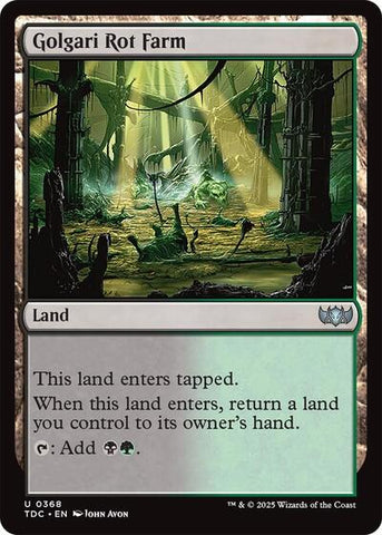 Golgari Rot Farm (Commander: Tarkir: Dragonstorm) Near Mint