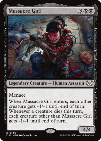 Massacre Girl (Commander: Duskmourn: House of Horror) Near Mint