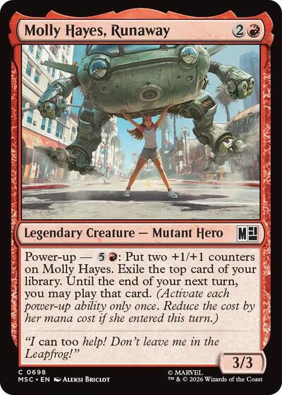 Molly Hayes, Runaway (Commander: Marvel Super Heroes) Near Mint Foil