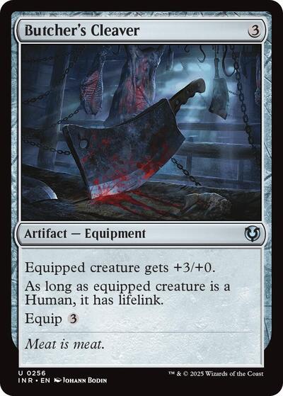 Butcher's Cleaver (Innistrad Remastered) Near Mint Foil