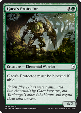 Gaea's Protector (Dominaria) Near Mint Foil