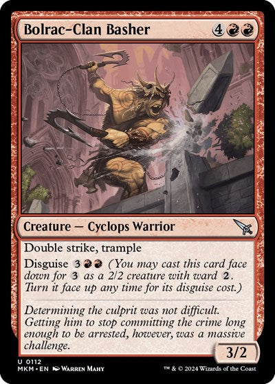 Bolrac-Clan Basher (Murders at Karlov Manor) Near Mint Foil