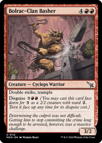 Bolrac-Clan Basher (Murders at Karlov Manor) Near Mint Foil