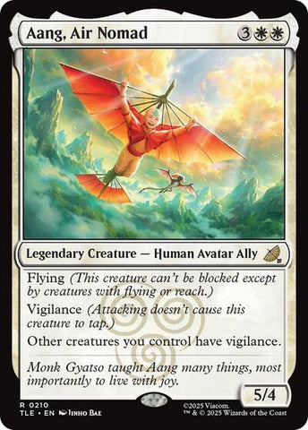 Aang, Air Nomad (Avatar: The Last Airbender: Eternal-Legal) Near Mint Foil