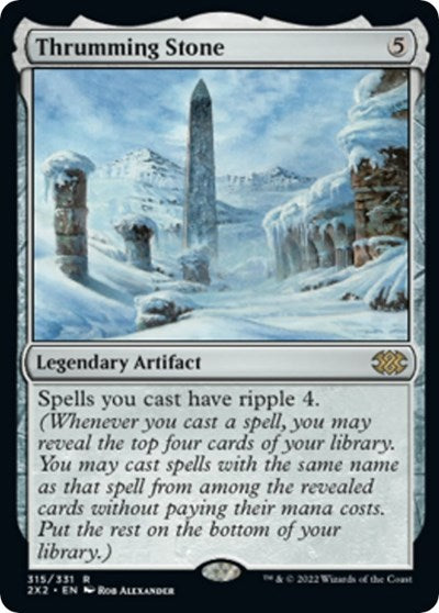 Thrumming Stone (Double Masters 2022) Near Mint