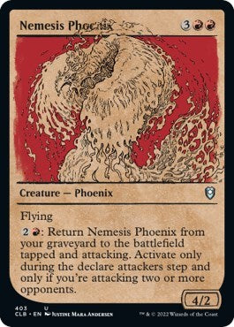 Nemesis Phoenix (Showcase) (Commander Legends: Battle for Baldur's Gate) Near Mint Foil