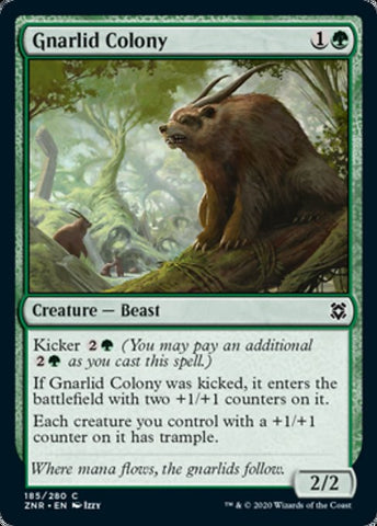 Gnarlid Colony (Zendikar Rising) Near Mint Foil