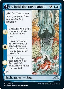 Behold the Unspeakable (Kamigawa: Neon Dynasty) Near Mint Foil