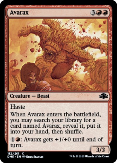 Avarax (Dominaria Remastered) Near Mint Foil