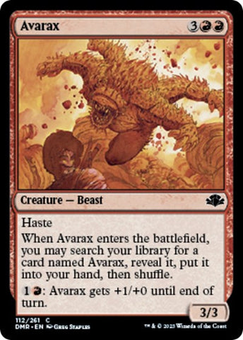 Avarax (Dominaria Remastered) Near Mint Foil