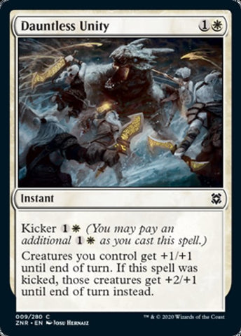 Dauntless Unity (Zendikar Rising) Near Mint Foil