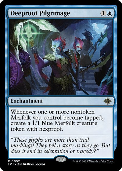 Deeproot Pilgrimage (The Lost Caverns of Ixalan) Light Play Foil