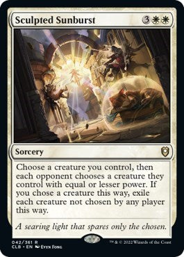 Sculpted Sunburst (Commander Legends: Battle for Baldur's Gate) Near Mint Foil