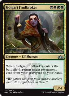 Golgari Findbroker (Guilds of Ravnica) Near Mint Foil