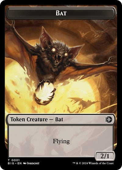 Bat Token (Outlaws of Thunder Junction: The Big Score) Near Mint