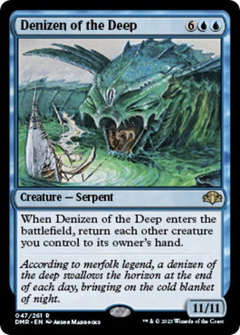 Denizen of the Deep (Dominaria Remastered) Near Mint