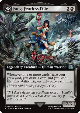 Fang, Fearless l'Cie (Extended Art) (Universes Beyond: FINAL FANTASY) Near Mint