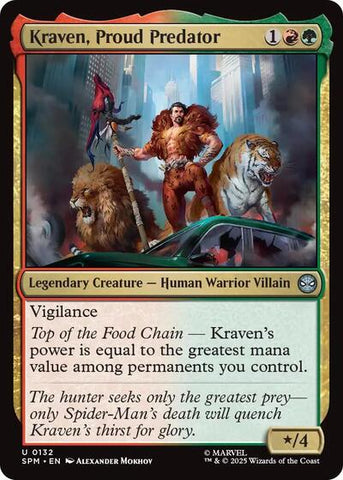 Kraven, Proud Predator (Marvel's Spider-Man) Near Mint