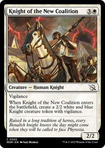 Knight of the New Coalition (March of the Machine) Near Mint Foil