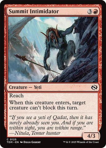Summit Intimidator (Tarkir: Dragonstorm) Near Mint Foil