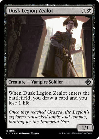 Dusk Legion Zealot (Commander: The Lost Caverns of Ixalan) Near Mint