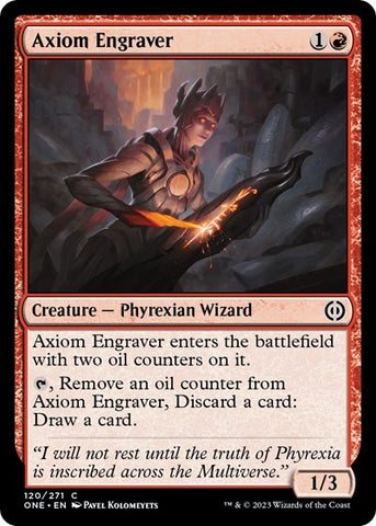 Axiom Engraver (Phyrexia: All Will Be One) Near Mint Foil