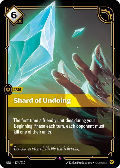 Shard of Undoing (Unleashed) Near Mint Foil
