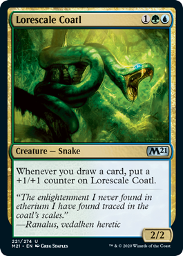 Lorescale Coatl (Magic 2021 Core Set) Near Mint