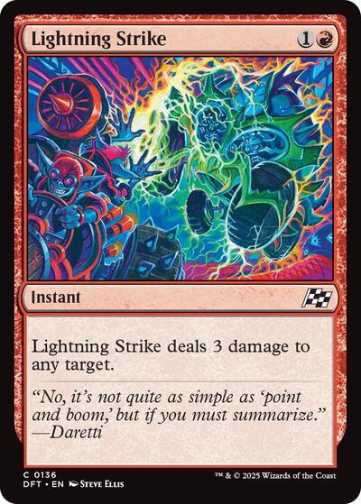 Lightning Strike (Aetherdrift) Near Mint Foil