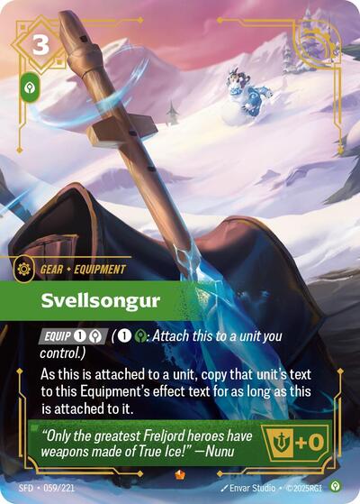 Svellsongur (Spiritforged) Near Mint Foil