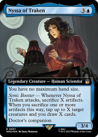 Nyssa of Traken (Extended Art) (Surge Foil) (Universes Beyond: Doctor Who) Near Mint Foil