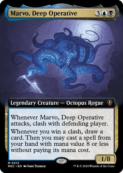 Marvo, Deep Operative (Extended Art) (Commander: Murders at Karlov Manor) Near Mint