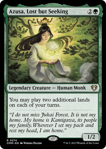 Azusa, Lost but Seeking (Commander Masters) Near Mint