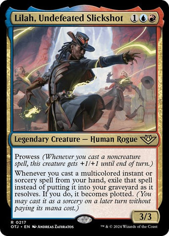 Lilah, Undefeated Slickshot (Outlaws of Thunder Junction) Near Mint Foil