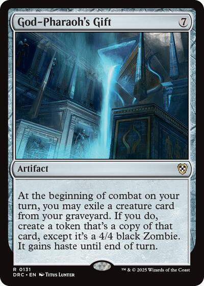 God-Pharaoh's Gift (Commander: Aetherdrift) Near Mint