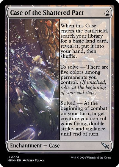 Case of the Shattered Pact (Murders at Karlov Manor) Near Mint Foil