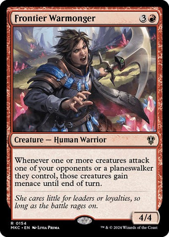Frontier Warmonger (Commander: Murders at Karlov Manor) Near Mint